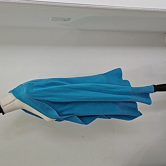 Lilly Pulitzer  Open Cardigan Sweater Turquoise Size L Cashmere blend - Picture 8 of 8